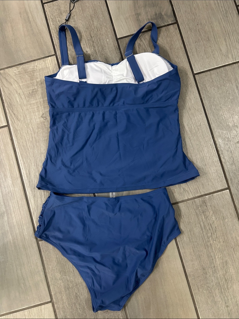 ZAFUL Women’s Tankini Swimsuit Tummy Control High Waisted Twist Front Two Piece - Picture 5 of 6